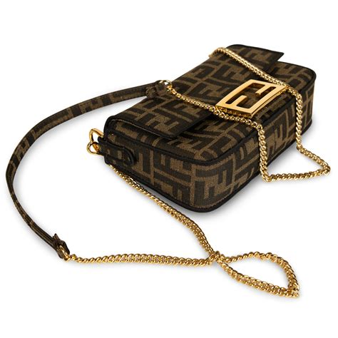 fendi mini baguette handbag
